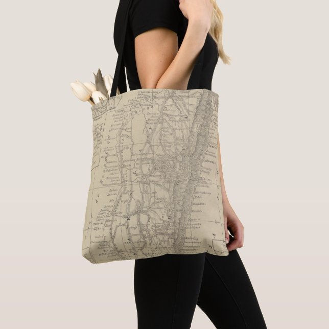 Bolsa Tote Mapa de Madagascar (Close Up)