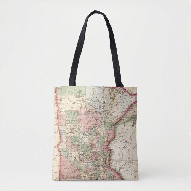 Bolsa Tote Mapa de Minnesota por Mitchell (Frente)