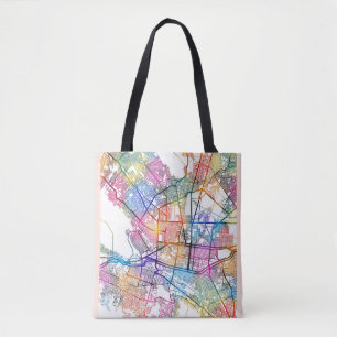 Bolsa Tote Mapa de Monterrey Cidade do México