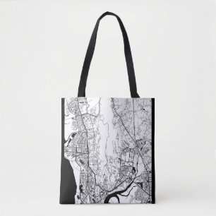Bolsa Tote Mapa de Navi Mumbai Maharashtra