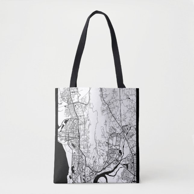 Bolsa Tote Mapa de Navi Mumbai Maharashtra (Frente)