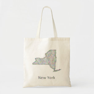 Bolsa Tote Mapa de New York