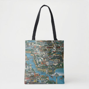 Bolsa Tote Mapa de Niagara Falls