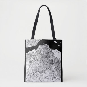 Bolsa Tote Mapa de Quinxassa RD Congo