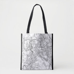 Bolsa Tote Mapa de Roma Itália