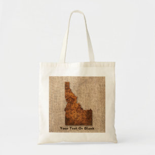 Bolsa Tote Mapa de Spud Idaho