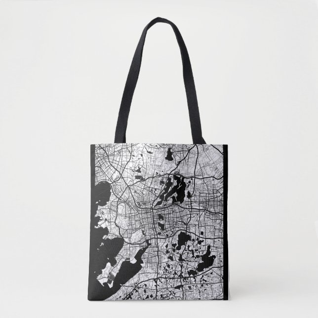 Bolsa Tote Mapa de Suzhou China (Frente)