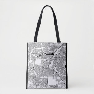 Bolsa Tote Mapa de Uagadugu, Burquina Fasso