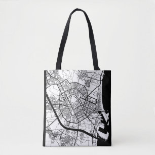 Bolsa Tote Mapa de Valência Espanha