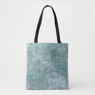 Bolsa Tote Mapa de Vintagens da Prússia Oferta de Viagem da 