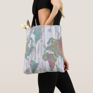 Bolsa Tote Mapa do Boho II