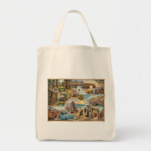 Bolsa Tote Mapa do Clima de Santa Cruz – Impressão Artística 