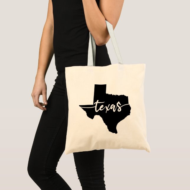 Bolsa Tote Mapa do Estado do Texas EUA (Frente (produto))