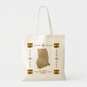 Bolsa Tote Mapa do Gana + Saco de Sinalizadores