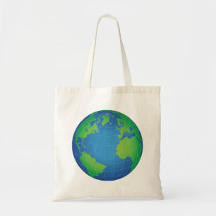 Bolsa Tote Mapa do Mundo