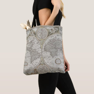 Bolsa Tote Mapa do mundo 1676