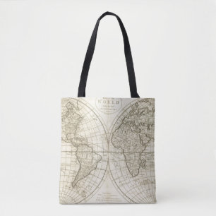 Bolsa Tote Mapa do mundo 2
