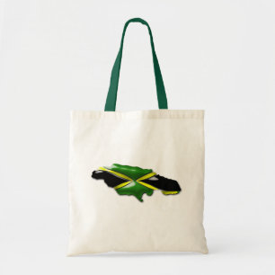 Bolsa Tote Mapa do saco de Jamaica