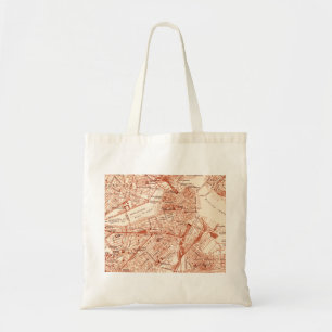 Bolsa Tote Mapa do Vintage em Boston