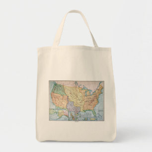 Bolsa Tote Mapa: E.U. Expansão, 1905