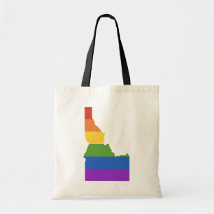 Bolsa Tote Mapa gay dos EUA Estado de Idaho