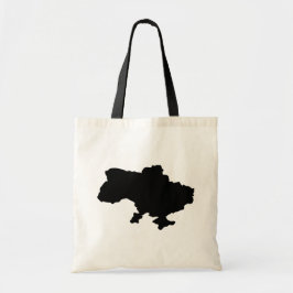 Bolsa Tote Mapa negro ucraniano