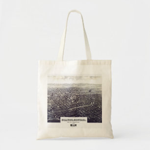 Bolsa Tote Mapa pictórico Billings - Montana - 1904