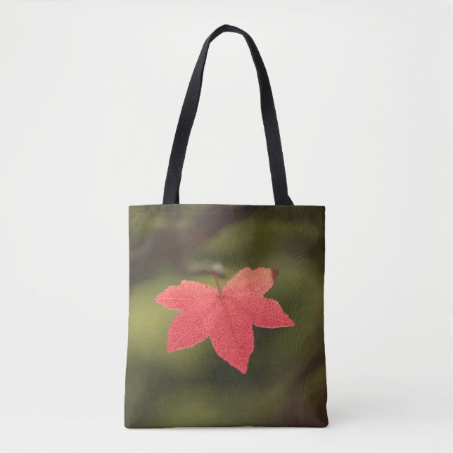 Bolsa Tote Maple Leaf Nature Photo (Frente)