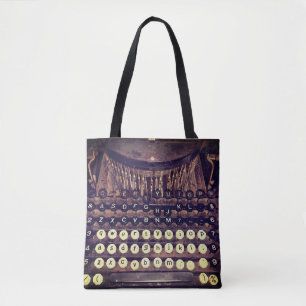 Bolsa Tote Máquina de escrever antiga