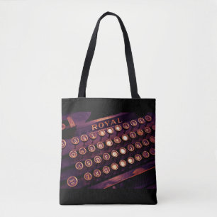 BOLSA TOTE MÁQUINA DE ESCREVER VINTAGE