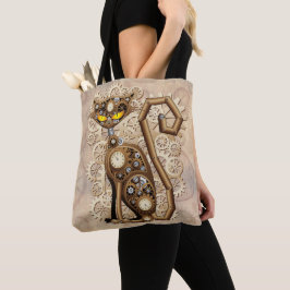 Bolsa Tote Máquina de Estilo de Retrô de Vintagem Steampunk C