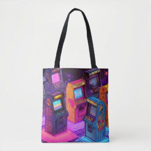 Bolsa Tote Máquinas De Arcade Retro
