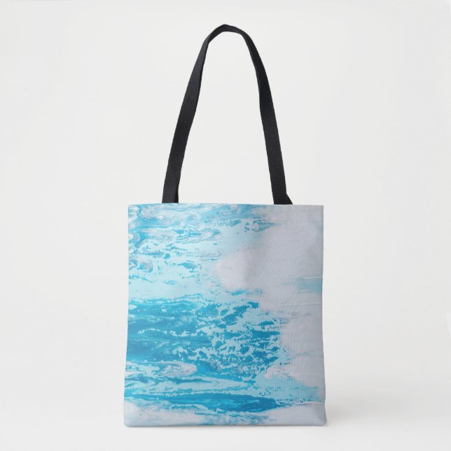 Bolsa Tote Mar azul (Frente)