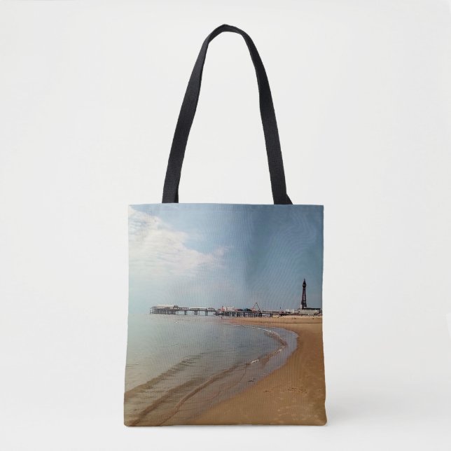 Bolsa Tote Mar Negro (Frente)