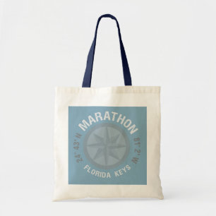 Bolsa Tote Marathon Florida Keys Latitude Longitude Náutica