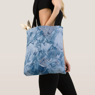 Bolsa Tote Marble e Glitter
