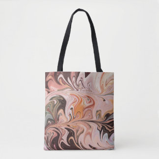 Bolsa Tote Marble Forms – Pink & Beige Soft Marble