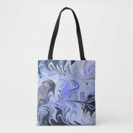 Bolsa Tote Marble Forms – White & Grey Minimal Texture