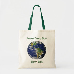 Bolsa Tote Marble_Make azul cada Dia da Terra do dia