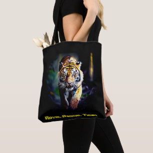 Bolsa Tote Marca da Tigre Real de Bengala