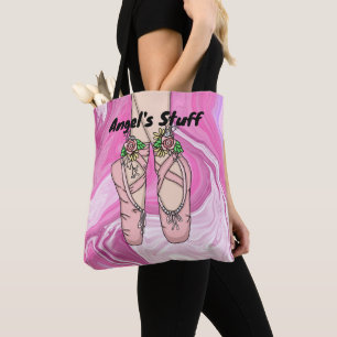 Bolsa Tote Marca de Balé Personalizada   Calçados de dança