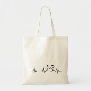 Bolsa Tote Marca de Música do Drummer