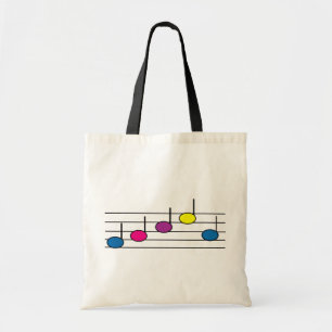 Bolsa Tote Marca de Notas de Música