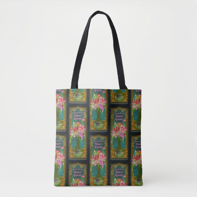 Bolsa Tote Marca de perfume floral vitoriana (Frente)
