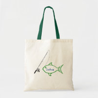 Marca de Toque de Nome Personalizado de Pesca