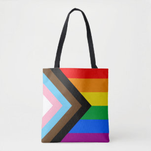 Bolsa Tote Marca de Tota do Sinalizador do Orgulho de Progres