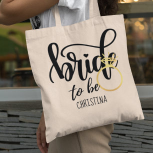 Bolsa Tote Marca Personalizada Branded Bride To Be Bacehelore