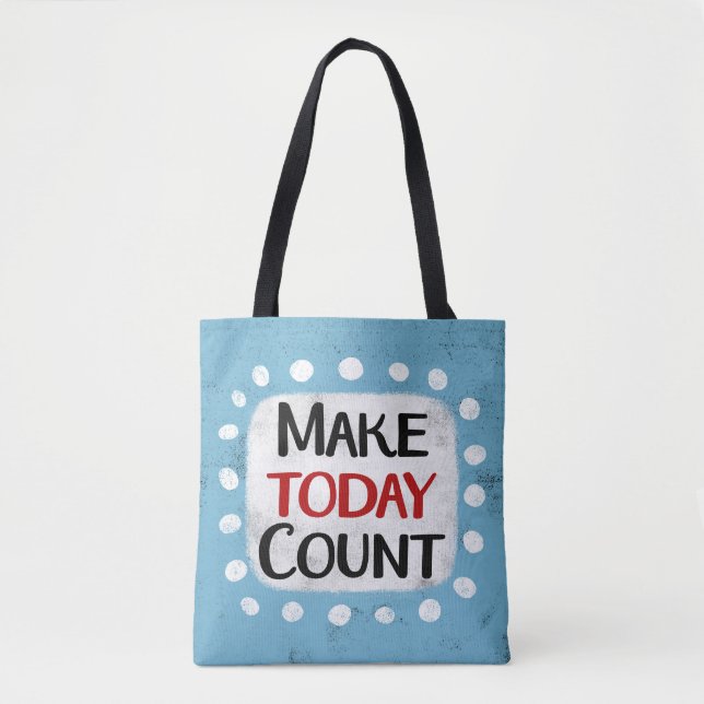 Bolsa Tote Marca Toque de Contar Hoje (Frente)