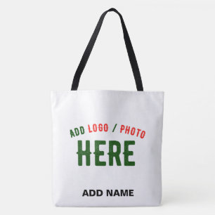 BOLSA TOTE MARCA VERIFICADA BRANCA MODERNA PERSONALIZÁVEL