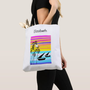 Bolsa Tote Marcha Costeira Bonita e elegante